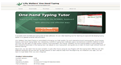 Desktop Screenshot of one-hand-typing.typingstar.com